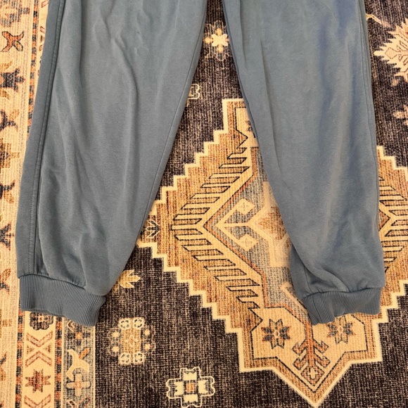 Nike Girl’s Fleece Sweatpants Lounge Joggers Blue Cotton Blend Size XL - Picture 4 of 12